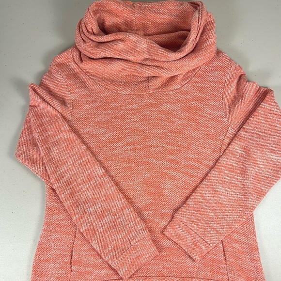Bench Coastal Cluster Cowl Neck Terry Cloth Sweatshirt Kangaroo Pouch EUC‎ - Picture 4 of 15